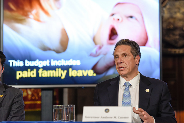 cuomo budget paid leave pic