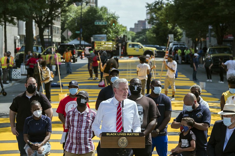 De Blasio Black Lives Matter Bronx