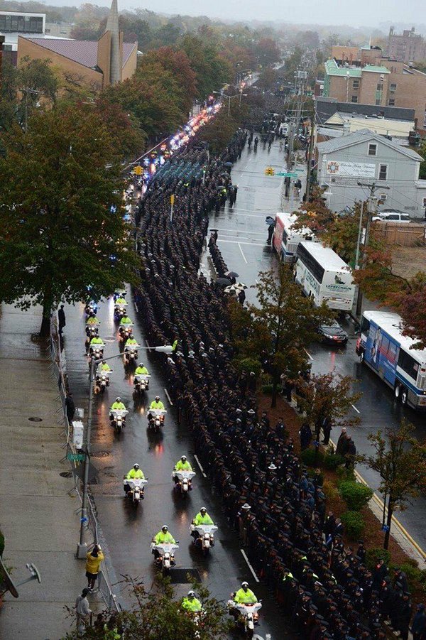 NYPD funeral