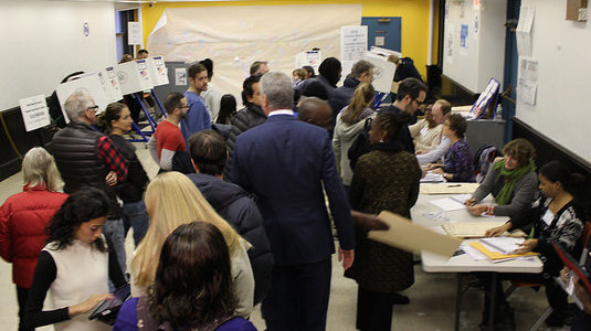 de Blasio voting instant