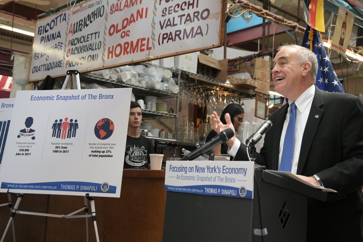 Tom DiNapoli Comptroller Bronx