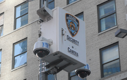 times square, security camera