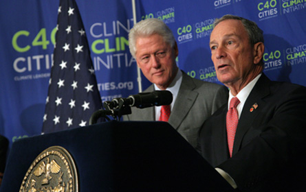 Clinton and Bloomberg