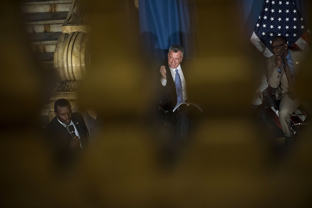 de blasio balcony