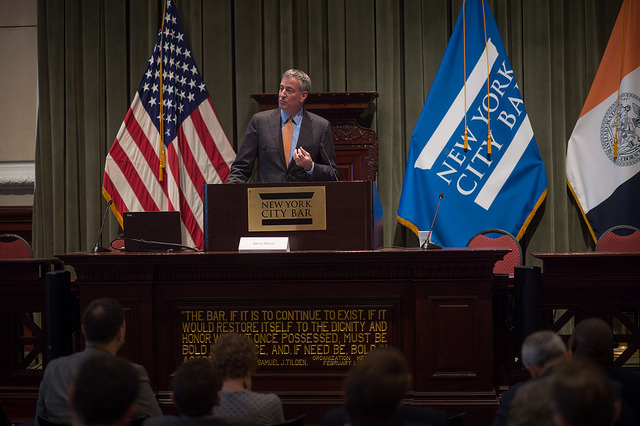 de blasio zoning speech