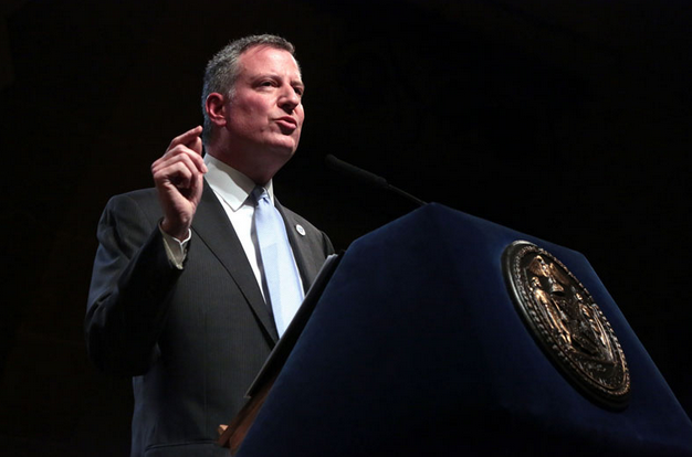 Bill de Blasio 100 days speech