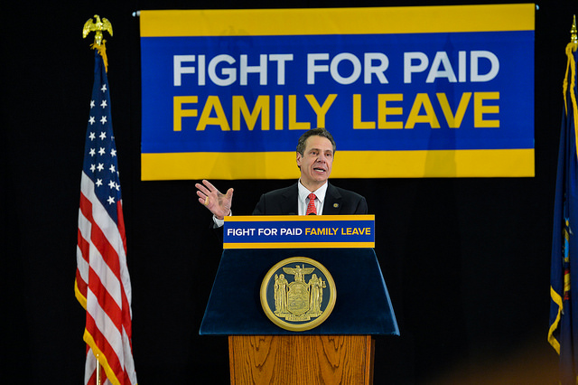 cuomo paid family leave motion