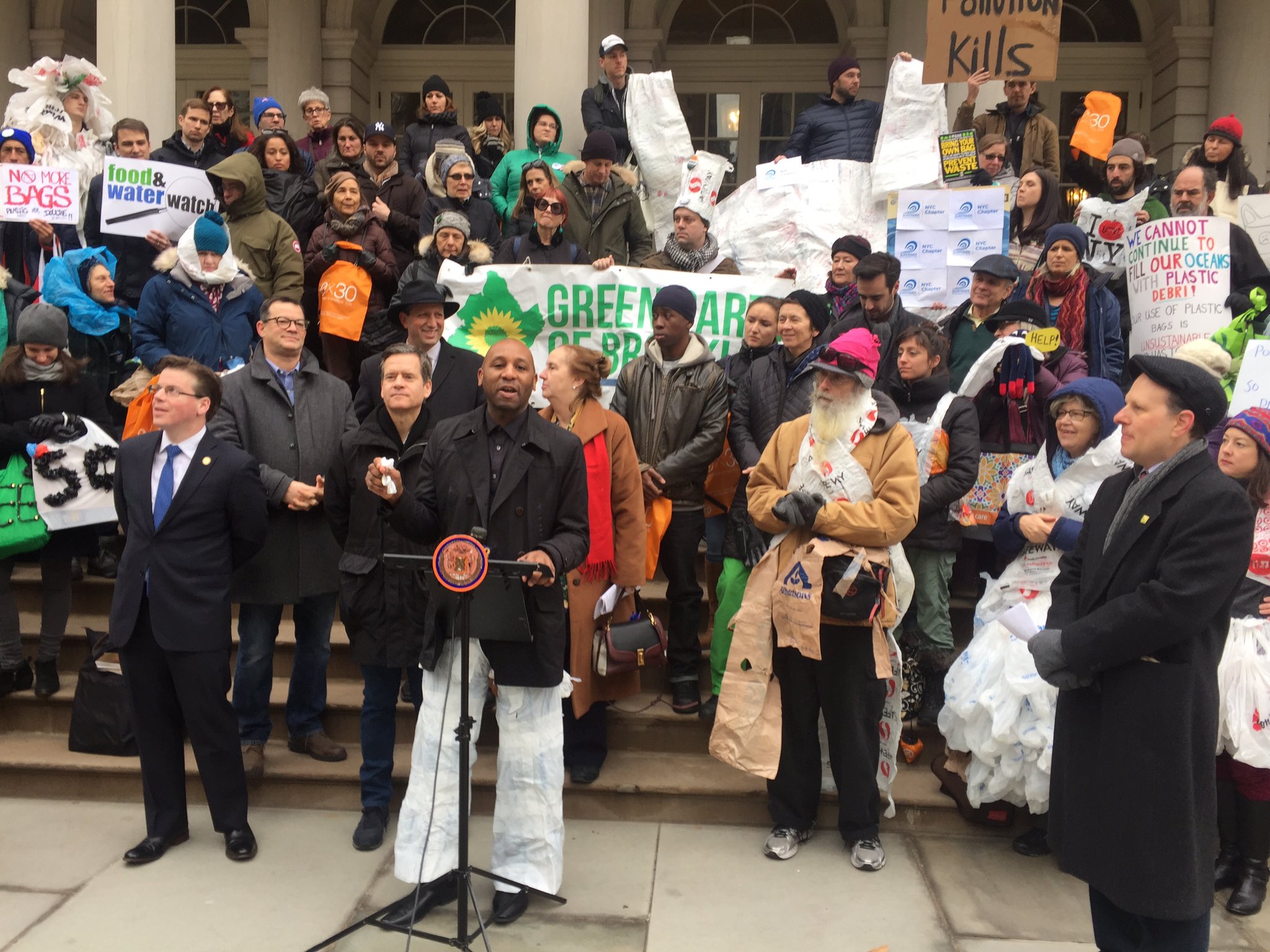 plastic bag rally