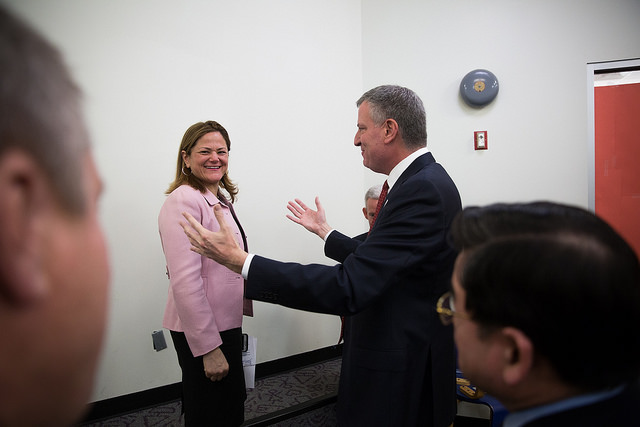 Mayor de Blasio Speaker Mark-Viverito