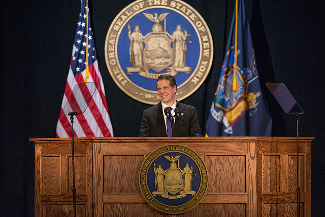 Cuomo State of the State podium