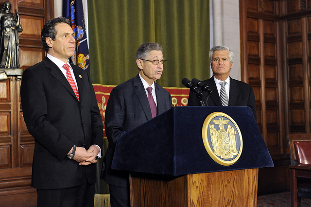 Cuomo Sheldon Silver Skelos Albany