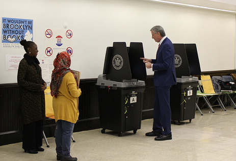 bdb at voting machine