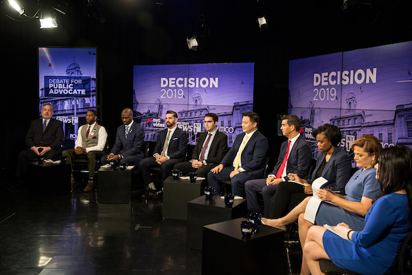 Public Advocate debate 10 candidates