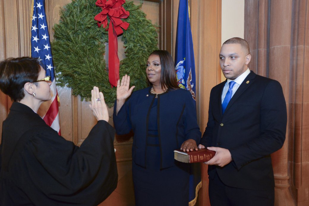 tish james becomes attorney general