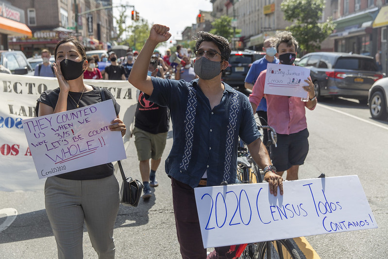 Census rally Brooklyn