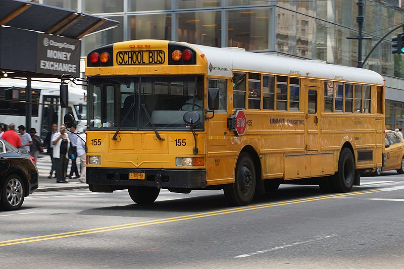 800px international re school bus nyc