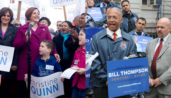 Christine Quinn & Bill Thompson on Running for Mayor & This Year's Race
