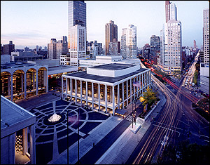 Aerial photograph of Lincoln Center