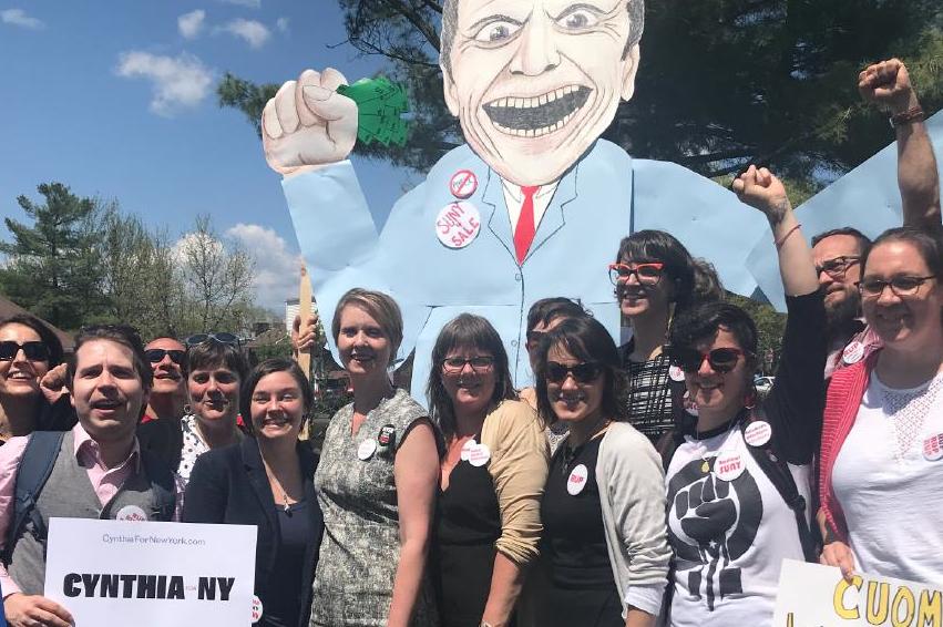 Cynthia Nixon Facebook rally