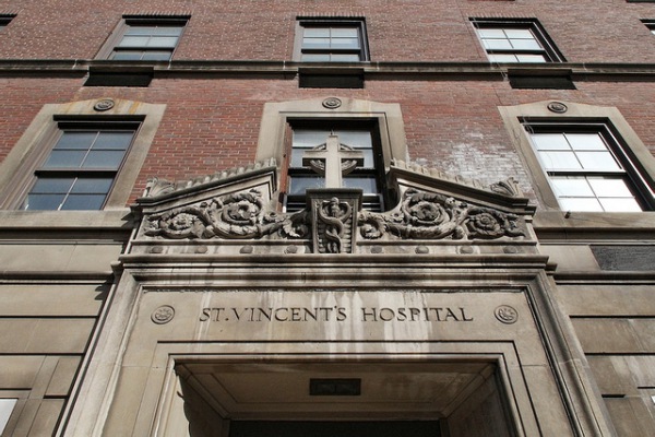 St. Vincent's Hospital pictured in 2011 (Photo: Flickr/Ricky Leong/Creative Commons). st-vincents-hospital