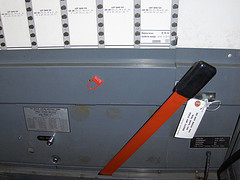 Photo of NYC Lever Voting Machine