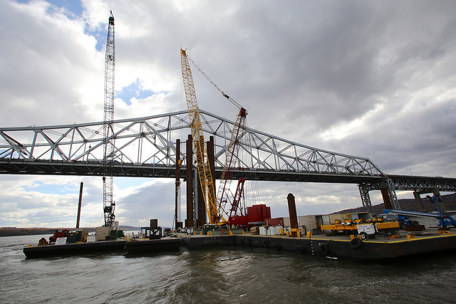 New NY Bridge construction begins
