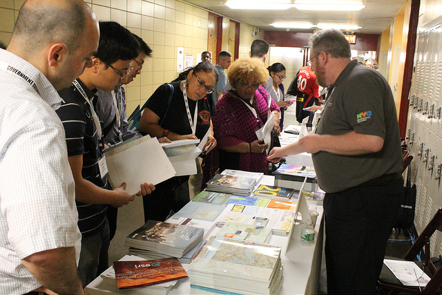adult learners table brochures