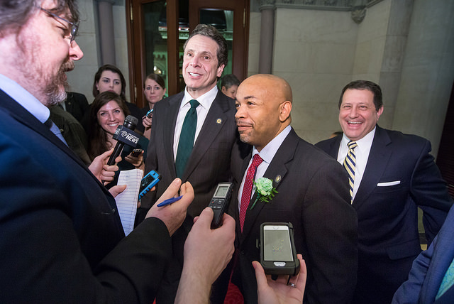 heastie cuomo reporters 