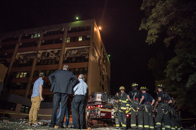 de blasio school explosion