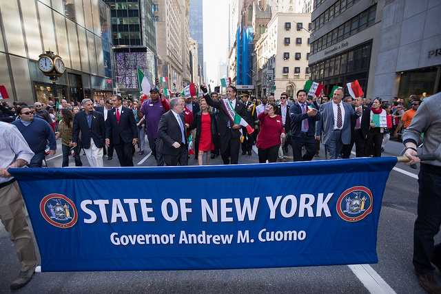 cuomo parade banner