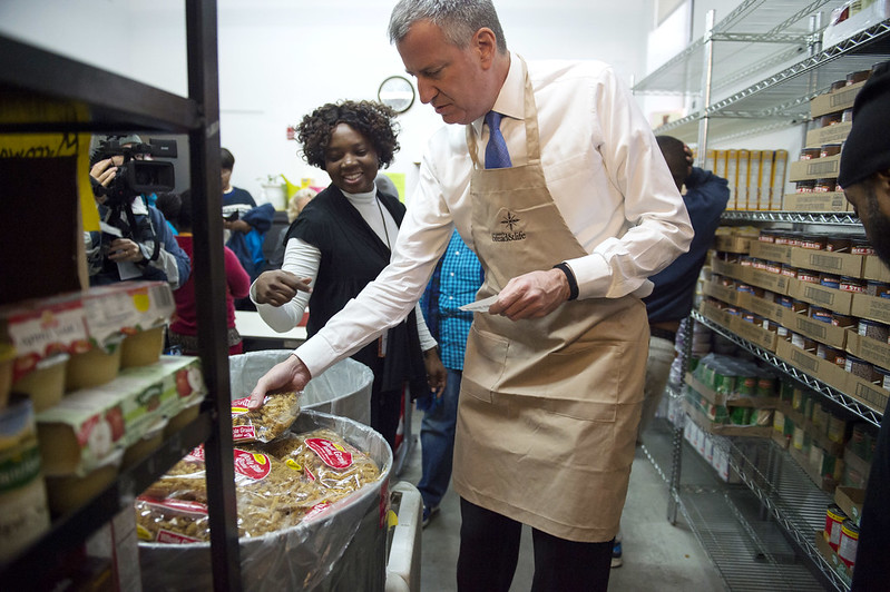 de Blasio food plan