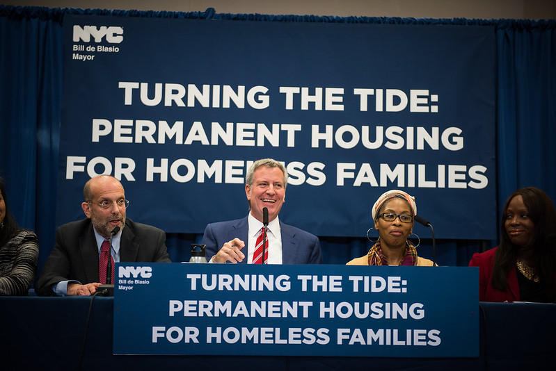 de Blasio homelessness steve banks