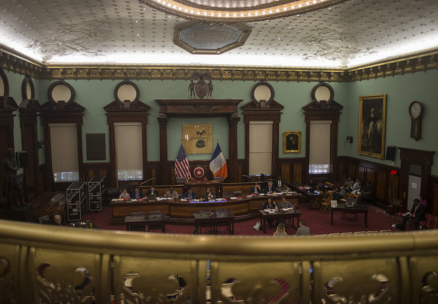 city council chambers balcony