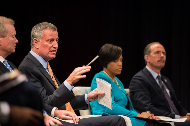 de blasio panel mayors