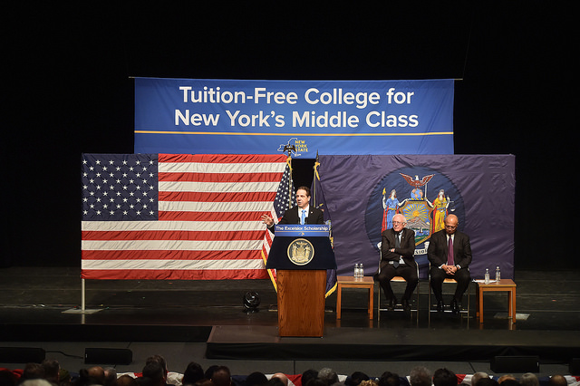 Cuomo tuition-free college announcement