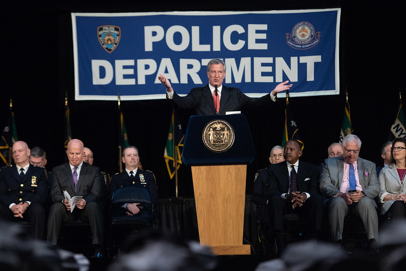 de Blasio NYPD