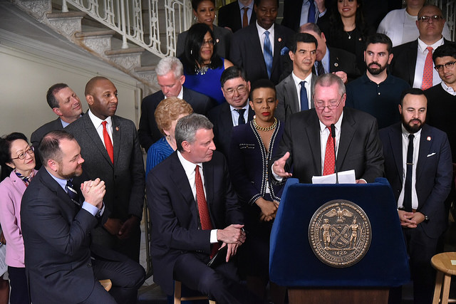 De Blasio City Council members