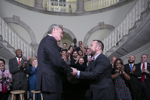 de Blasio Corey Johnson budget City Hall