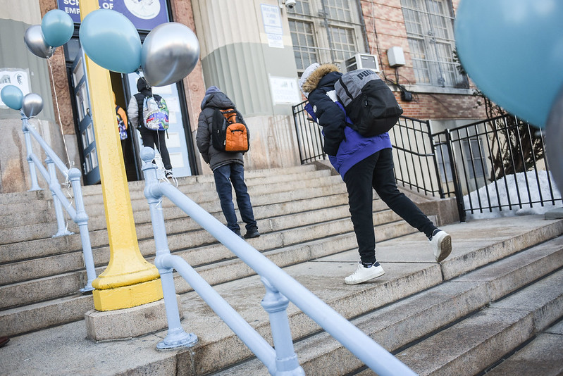 students school steps