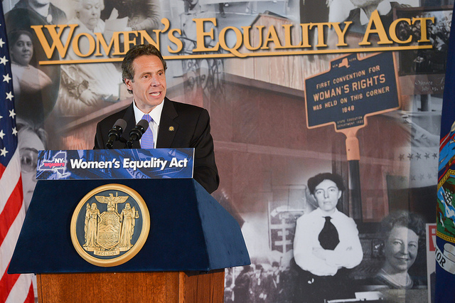 Cuomo Women's Equality Act presser 2013