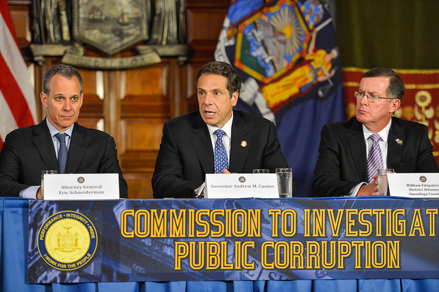 schneiderman cuomo moreland corruption