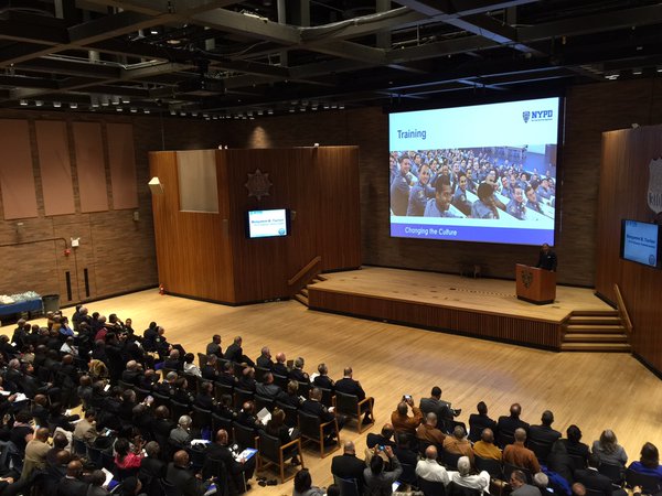 NYPD training hall