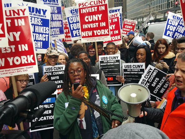 cuny protest