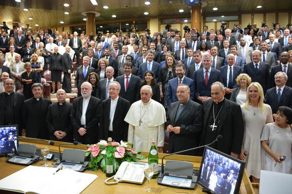 de blasio pope francis