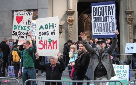 St. Patrick's Day protests