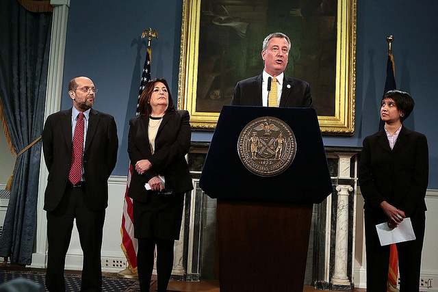 de blasio banks appointments 2014