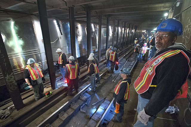 MTA tunnel work