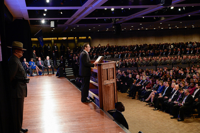 Cuomo 2016 State of the State side stage