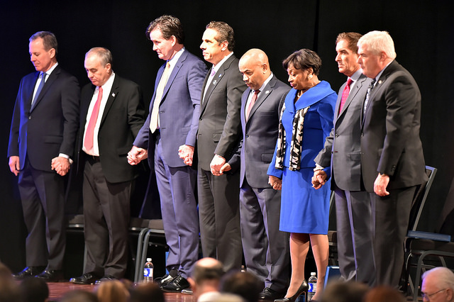 albany leaders cuomo heastie flanagan et al