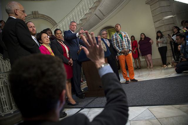 de blasio council budget question